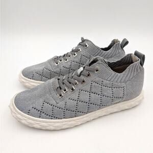 VANELI Odessa Women's Quilted Knit Slip-On Sneaker Shoes Gray Size US7.5 EU38